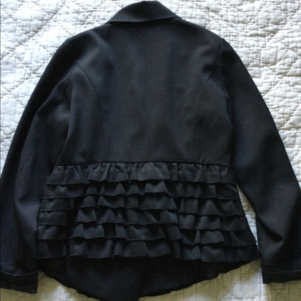 Twelve By Twelve Ruffle Blazer Size Xs - image 3